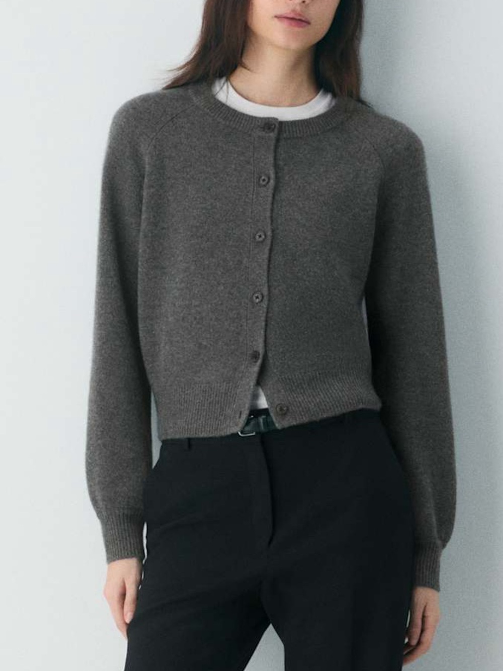 Aritzia Wilfred Essential Wool Cashmere London Cardigan